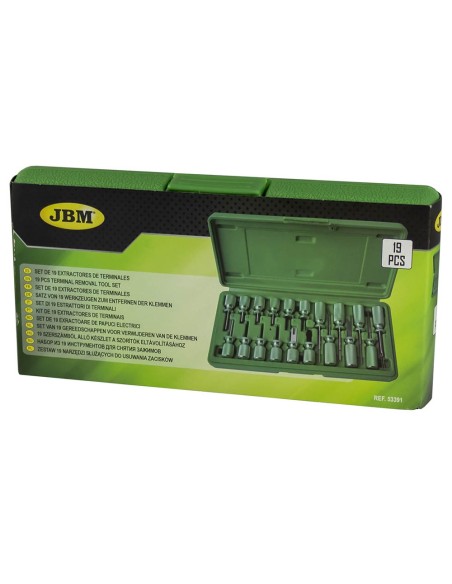 SET DE EXTRACTORES DE TERMINALES 19PCS