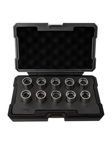 SET 10 LLAVES DE VASO PARA TORNILLOS DE BLOQUEO DE RUEDA TESLA