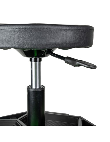 TABURETE NEUMÁTICO CON BANDEJAS EXTRAÍBLES