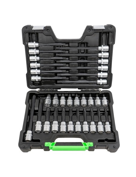 MALETÍN DE 32 PUNTAS DE 1/2" PARA TORNILLOS RIBE