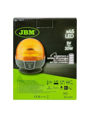 GIROFARO LED RECARGABLE IMANTADO
