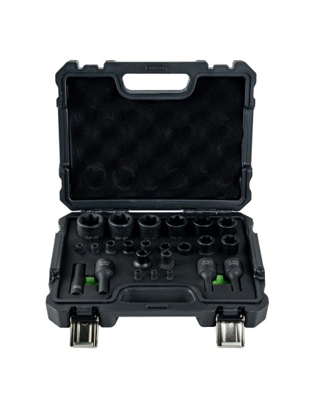 MALETÍN DE VASOS TORX PLUS, 5 Y 6 PUNTAS ESPECIAL TESLA