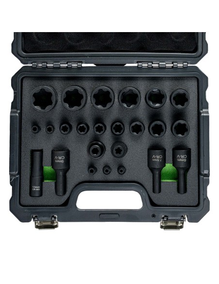 MALETÍN DE VASOS TORX PLUS, 5 Y 6 PUNTAS ESPECIAL TESLA