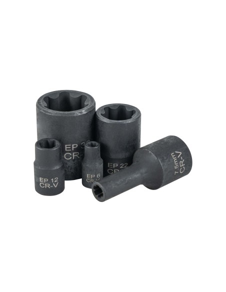 MALETÍN DE VASOS TORX PLUS, 5 Y 6 PUNTAS ESPECIAL TESLA