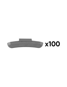 CAJA DE 100 CONTRAPESAS ZINC GRAPA 40GR. ESPECIAL LLANTA UNIVERSAL