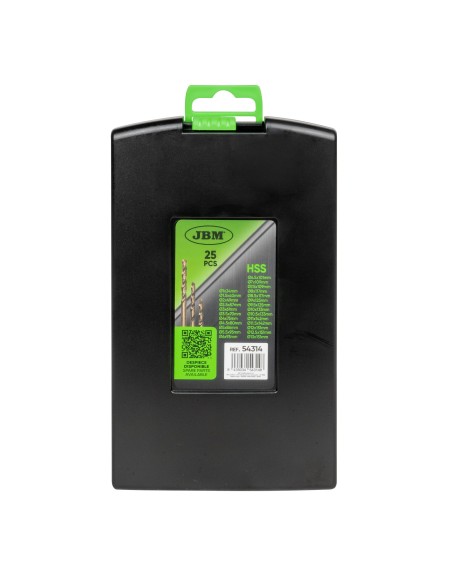 ESTUCHE DE BROCAS HELICOIDALES 1-13MM COBALTO