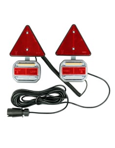 KIT MAGNÉTICO CON 2 PILOTOS LED Y 2 CATAREFLECTANTES