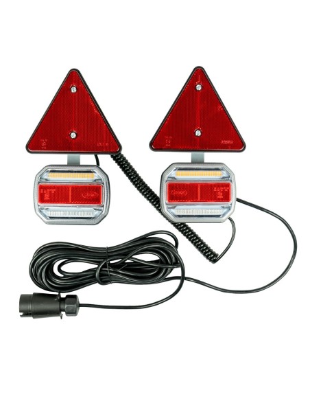 KIT MAGNÉTICO CON 2 PILOTOS LED Y 2 CATAREFLECTANTES
