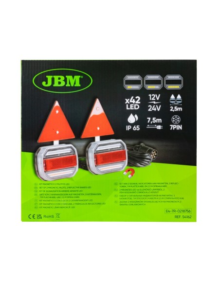 KIT MAGNÉTICO CON 2 PILOTOS LED Y 2 CATAREFLECTANTES