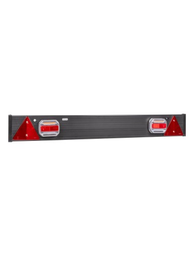 BARRA PARA REMOLQUE CON 2 PILOTOS LED Y 2 CATAREFLECTANTES