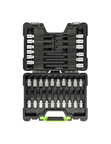 MALETÍN DE PUNTAS PARA TORNILLOS TORX 32 PIEZAS