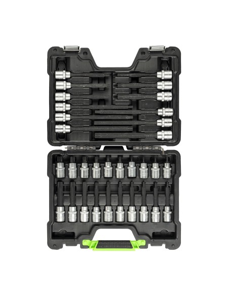 MALETÍN DE PUNTAS PARA TORNILLOS TORX 32 PIEZAS