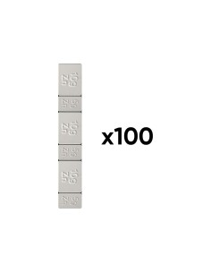 CAJA DE 100 CONTRAPESAS AUTOADHESIVAS DE ZINC - 45GR.