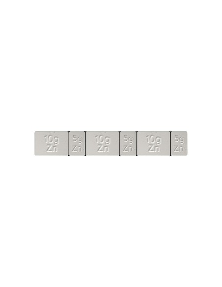 CAJA DE 100 CONTRAPESAS AUTOADHESIVAS DE ZINC - 45GR.