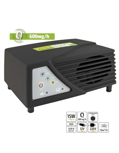 GENERADOR DE OZONO PORTÁTIL 600MG/H (12V/220V)
