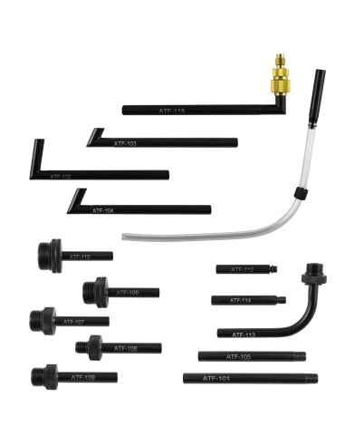SET DE 15 ADAPTADORES PARA BOMBA LLENADO SISTEMA TRANSMISIÓN PARA REF. 52797