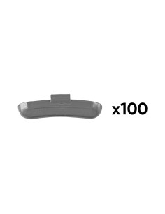 CAJA DE 100 CONTRAPESAS ZINC GRAPA 35GR. ESPECIAL LLANTA UNIVERSAL