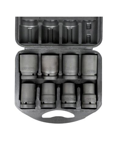 SET DE 8 VASOS DE 1" PARA MULTIPLICADOR DE FUERZA