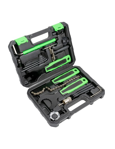 ESTUCHE DE HERRAMIENTAS PARA REPARACIÓN DE BICICLETA 20 PCS