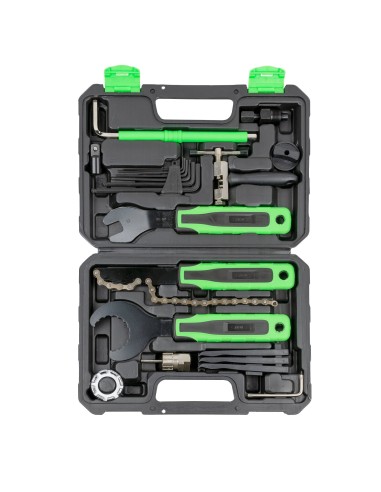 ESTUCHE DE HERRAMIENTAS PARA REPARACIÓN DE BICICLETA 20 PCS