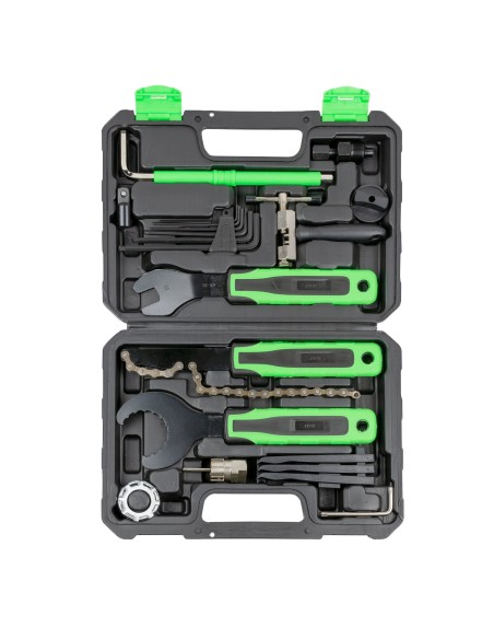 ESTUCHE DE HERRAMIENTAS PARA REPARACIÓN DE BICICLETA 20 PCS