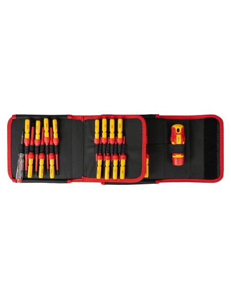 SET DE DESTORNILLADORES INTERCAMBIABLES AISLADOS 25 PCS