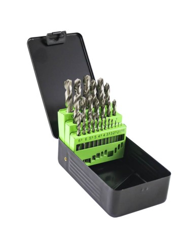 ESTUCHE DE BROCAS HELICOIDALES 1-13MM HSS 4341