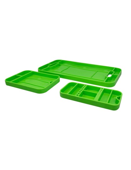 SET DE 3 BANDEJAS DE HERRAMIENTAS FLEXIBLES ANTIDESLIZANTES