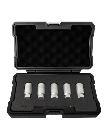 SET 5 LLAVES DE VASO PARA TORNILLOS DE BLOQUEO DE RUEDA TESLA 3, S, X