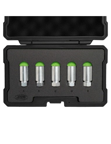 SET 5 LLAVES DE VASO PARA TORNILLOS DE BLOQUEO DE RUEDA TESLA 3, S, X