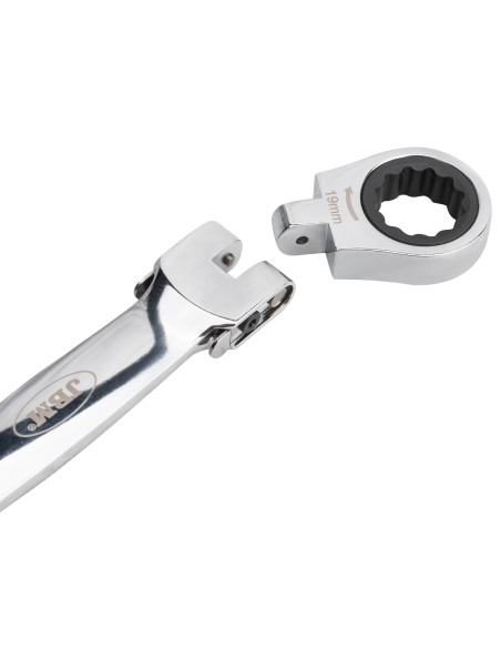 LLAVE DE TRINQUETE CON CABEZAL INTERCAMBIABLE 12 PCS