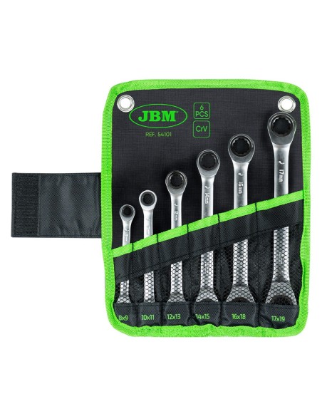 SET DE 6 LLAVES CON TRINQUETE