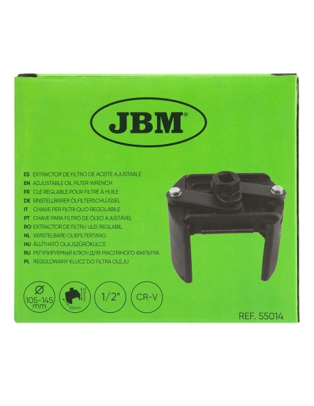 EXTRACTOR DE FILTRO DE ACEITE AJUSTABLE (105-145MM)