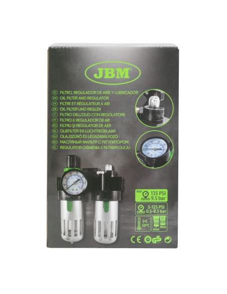 FILTRO, REGULADOR DE AIRE Y LUBRICADOR 1/4"