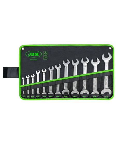 SET DE 12 LLAVES FIJAS