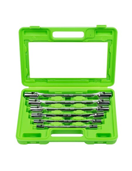 ESTUCHE CON 6 LLAVES DE VASO ARTICULADAS DE 12 CANTOS