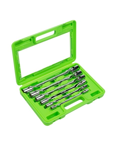 ESTUCHE CON 6 LLAVES DE VASO ARTICULADAS DE 12 CANTOS