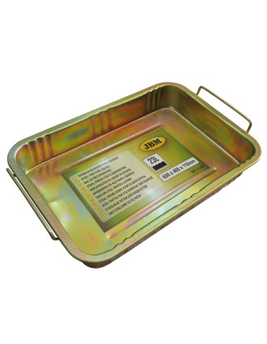 BANDEJA DE ACERO PARA LÍQUIDOS 23L