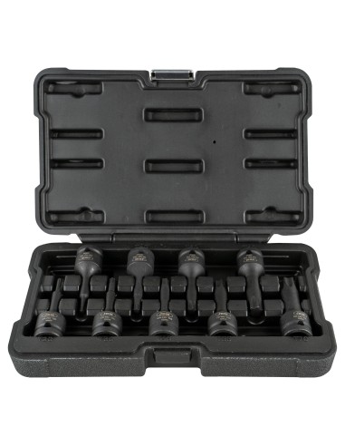 SET DE 9 PUNTAS DE IMPACTO TORX DE 1/2"