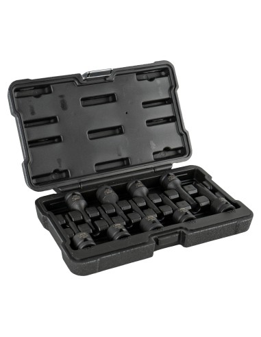 SET DE 9 PUNTAS DE IMPACTO TORX DE 1/2"