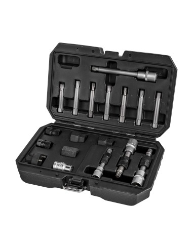 JUEGO DE EXTRACTORES PARA POLEAS DE ALTERNADOR 18PCS