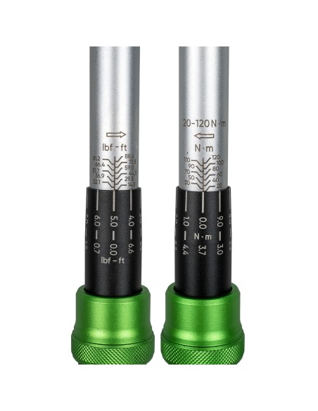 LLAVE DINAMOMÉTRICA DE 3/8" CON TORQUE DE 20-120 NM
