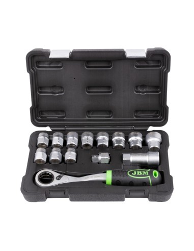 ESTUCHE DE HERRAMIENTAS GO-THROUGH DE 14 PIEZAS DE 1/2" CINCADO