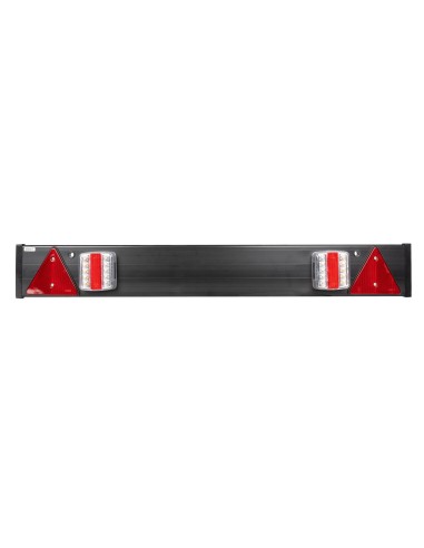 BARRA PARA REMOLQUE DE 1100X140MM CON 2 PILOTOS LED