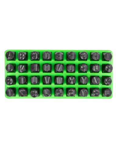 CONJUNTO DE MATRICES LETRAS Y NÚMEROS 8MM