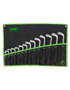 SET DE 14 LLAVES PIPA DE DOBLE BOCA