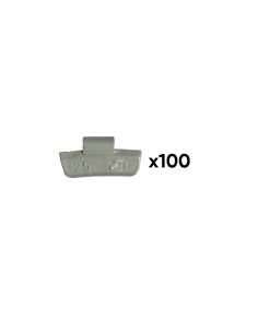 CAJA DE 100 CONTRAPESAS ZINC GRAPA 25GR. ESPECIAL LLANTA ALEACIÓN