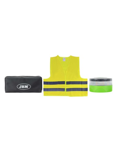 KIT DE EMERGENCIA - ESTUCHE DE PVC, CHALECO Y BALIZA GEOLOCALIZABLE
