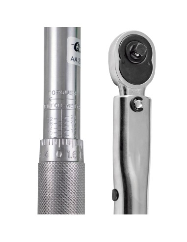 LLAVE DINAMOMÉTRICA DE 1/4" CON TORQUE DE 5-25 NM DE 270MM