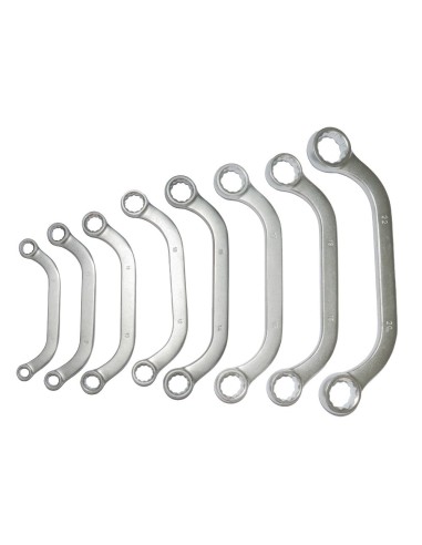SET DE 8 LLAVES TIPO "C" DE 12 CANTOS